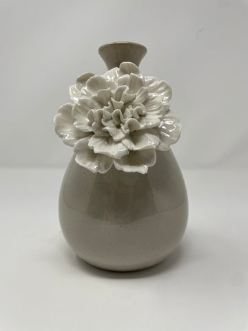 Large Grey Flower Vase
