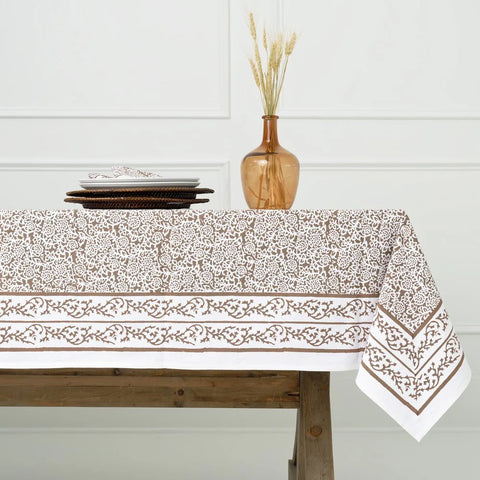 Tapestry Dark Chocolate Tablecloth