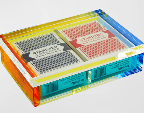 Acrylic Multi-Colored Card Set