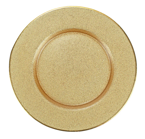 Metallic Gold Service Plate