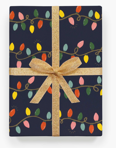 Holiday Lights Wrapping Sheets