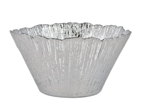 Rufolo Glass Deep Platinum Bowl