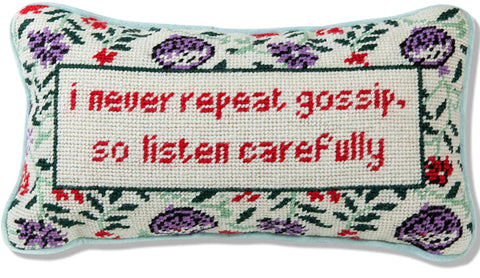 Never Repeat Needlepoint Pillow